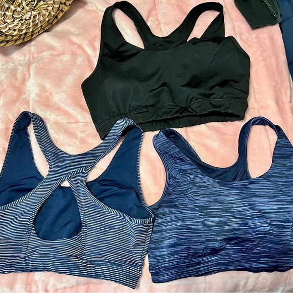 tek gear Other - Tek Gear Black and Blue Sports Bras Trio